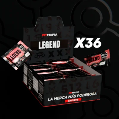 SACHET <br> LEGEND CAJA