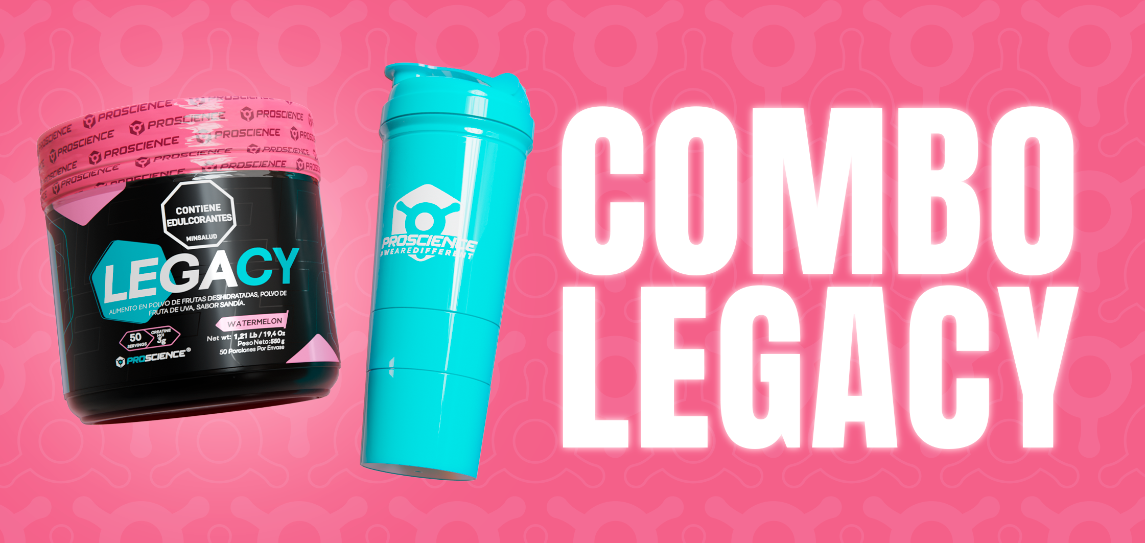 LEGACY + shaker azul
