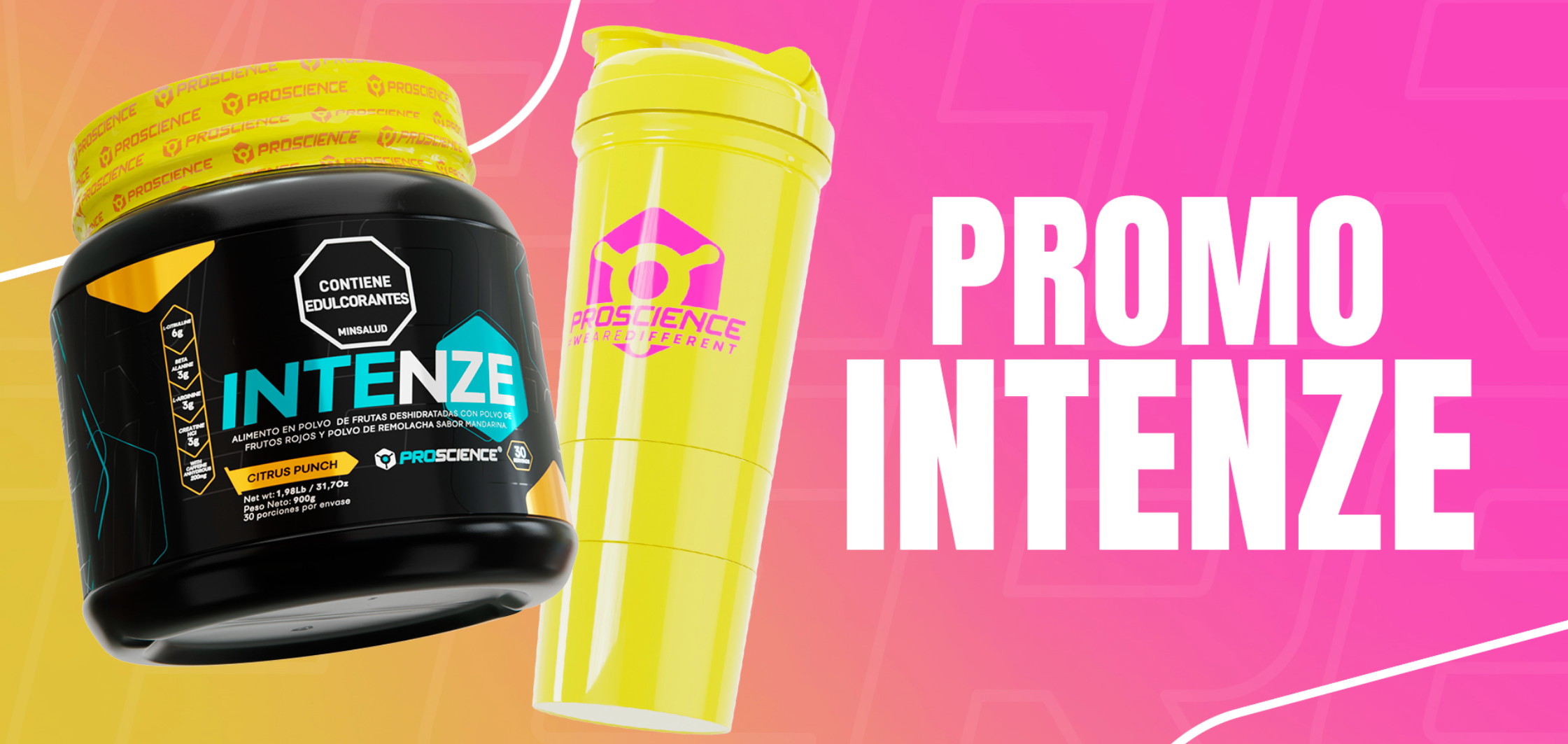 banner secundario intenze shaker amarillo