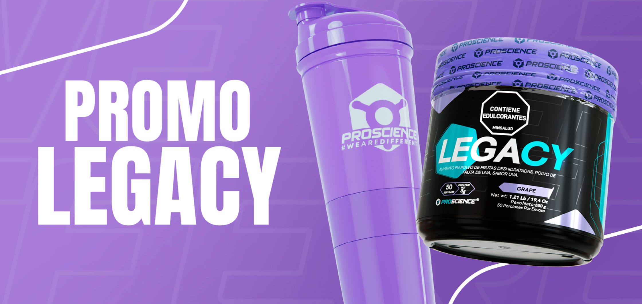 banner secundario legacy shaker morado